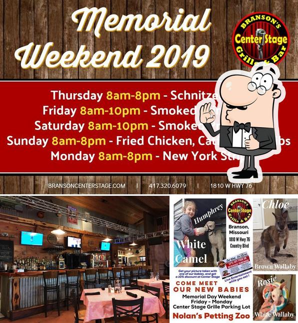 Branson's Center Stage Grille & Kaffee Haus in Branson Restaurant