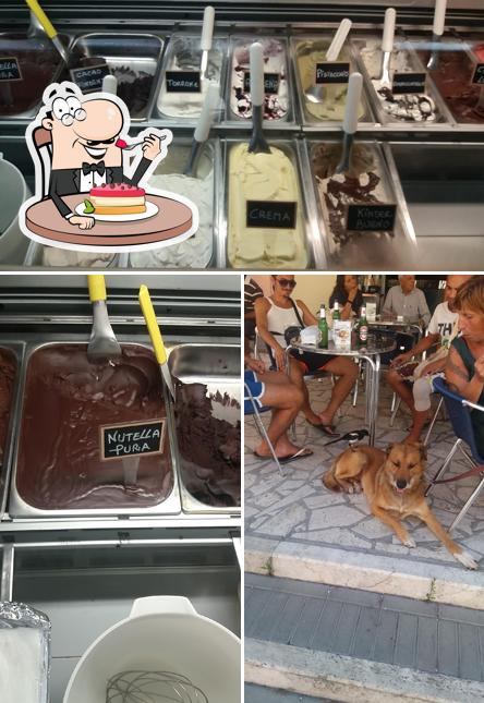 Bar Gelateria TERESA dal 1972 serve un'ampia gamma di dolci