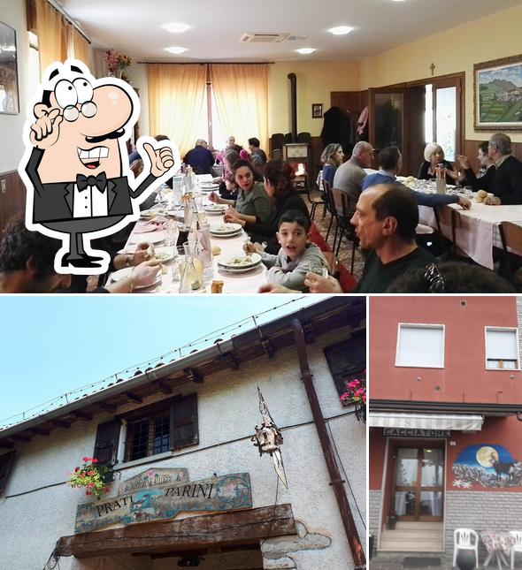 Gli interni di Trattoria Il Cacciatore