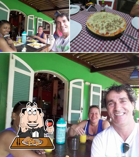 Escolha pizza no Restaurante Dona Florinda