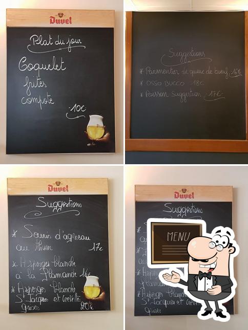 Le menu du tableau liste les options disponibles)