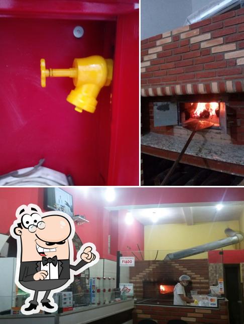 O interior do Pizzaria da Nonna