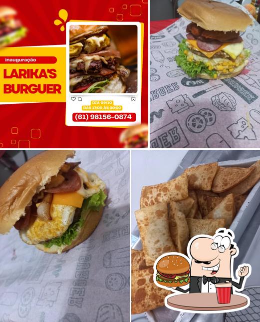 Experimente um hambúrguer no Larika's Burguer