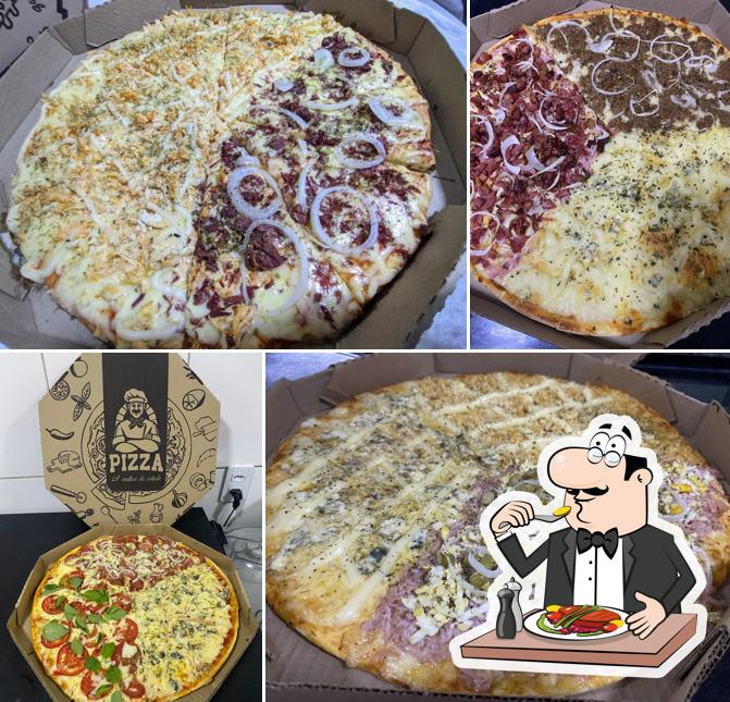 Comida em Pizzaria Pitzzou