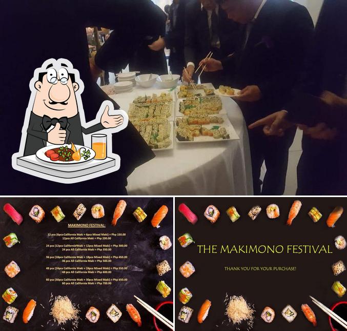 Блюда в "The Makimono Festival"