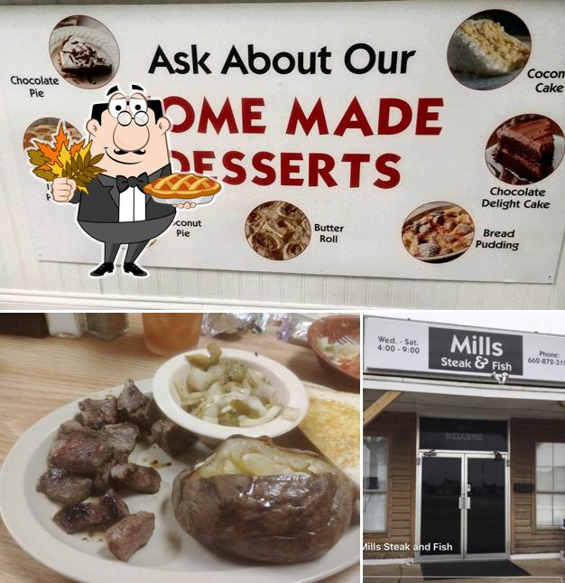 Mills Steak And Fish in Corinth Restaurant menu and reviews