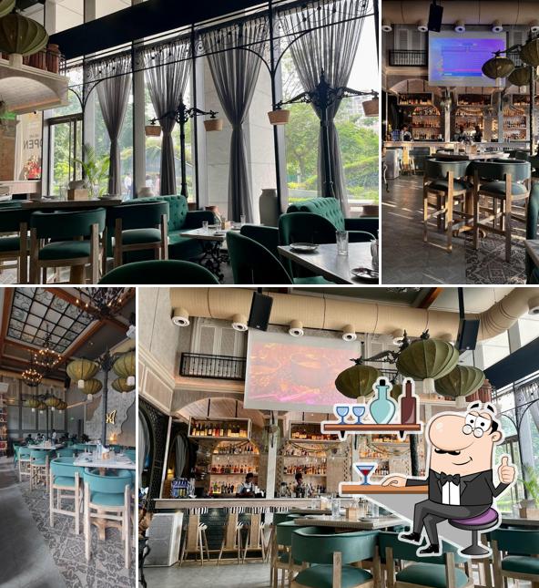 The interior of Butterfly High