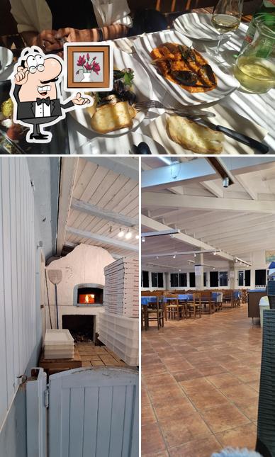 Bar Ristorante la Mandragola si caratterizza per la interni e tavolo da pranzo