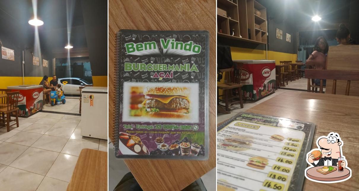 Consiga um hambúrguer no Burguer Mania Açaí