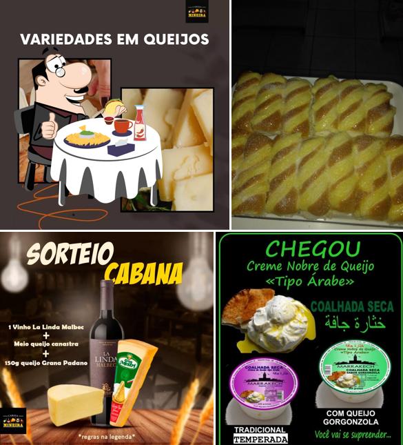 Prato de queijo em Tenda Mineira