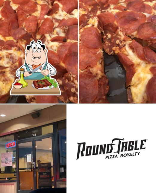 Try out meat meals at Round Table Pizza