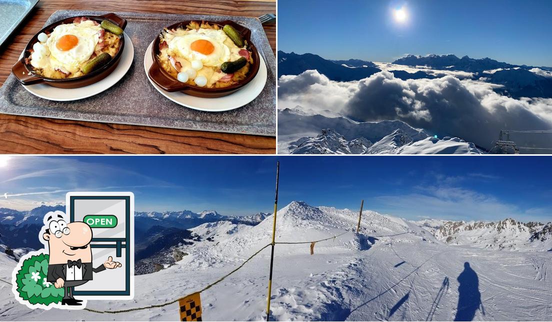 Questa è la foto che raffigura la esterno e cibo di Self-service l'Olympique