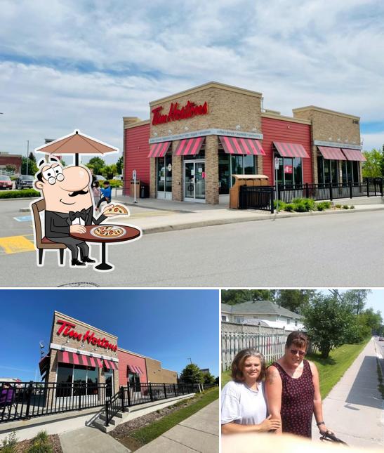 L'extérieur de Tim Hortons