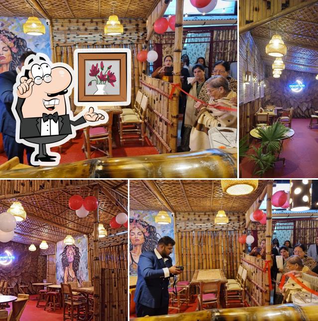 The interior of Bamboho - Feast in Flames
