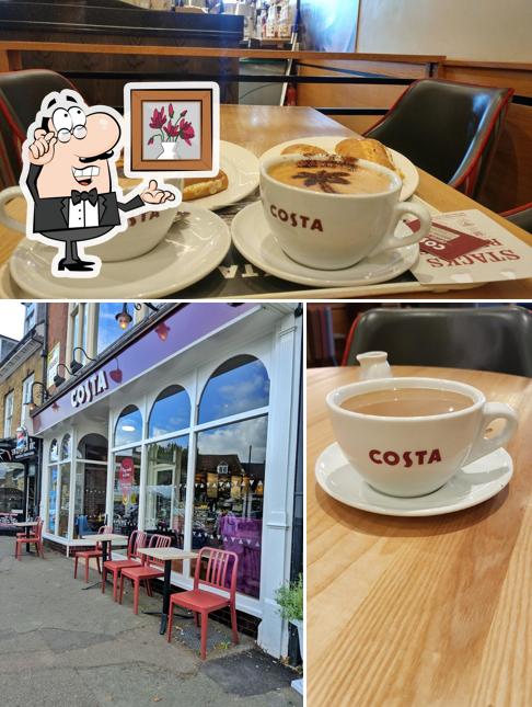 Check out how Costa Coffee looks inside