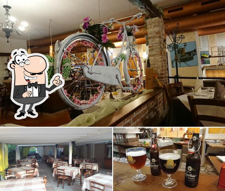 La interni e birra del ristorante