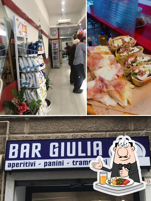 Cibo al Bar Giulia Sampierdarena