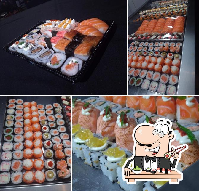 Escolha diversas opções de sushi