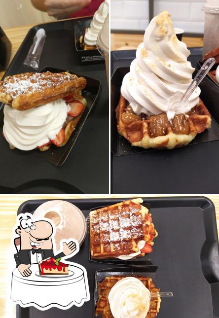 The Waffle King - Castanhal/PA oferece uma escolha de pratos doces