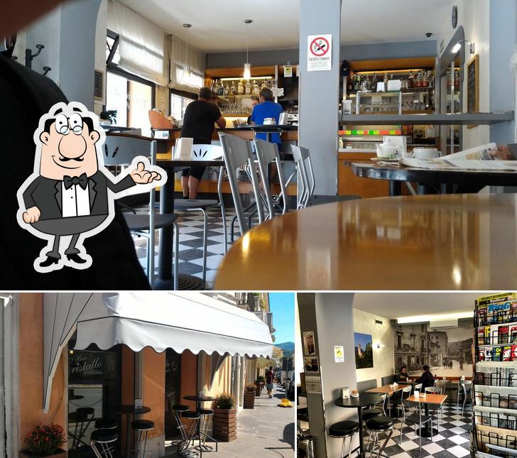 Gli interni di Bar Cristallo