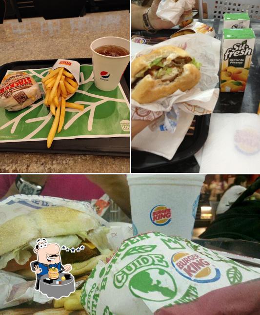 Comida em Burger King