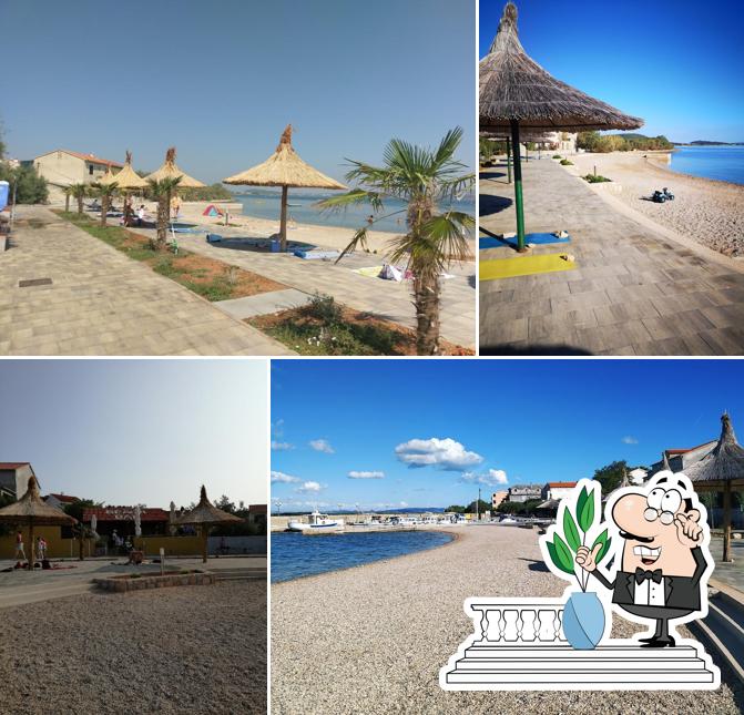 Plaža Ugrinić i Beach Bar Van škvare