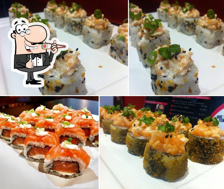 Experimente diferentes opções de sushi