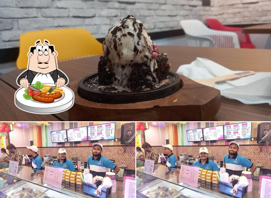 Food at Scuzo Ice 'O' Magic