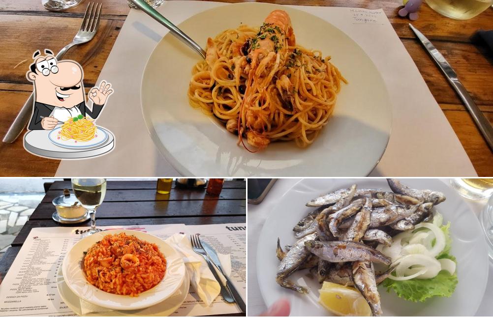 Spaghetti alla carbonara al Tunga Re
