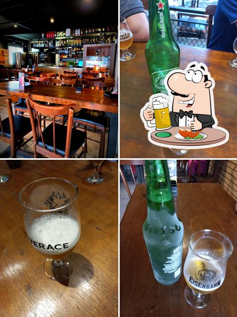 Ember BBQ offerece uma opção de cervejas