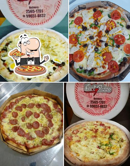 Consiga pizza no Fast Pizza