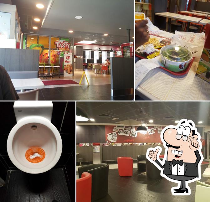 L'intérieur de KFC Givors