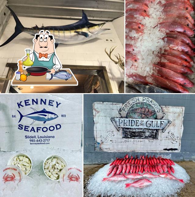Kenney Seafood Inc provides a menu for fish dish lovers