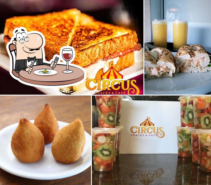 Comida em Circus Snacks & Café