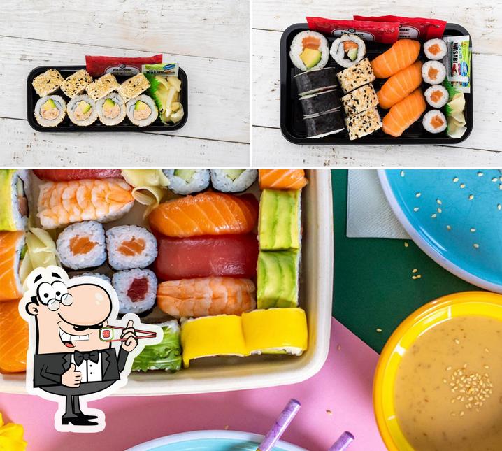 Commandez de nombreuses options de sushi