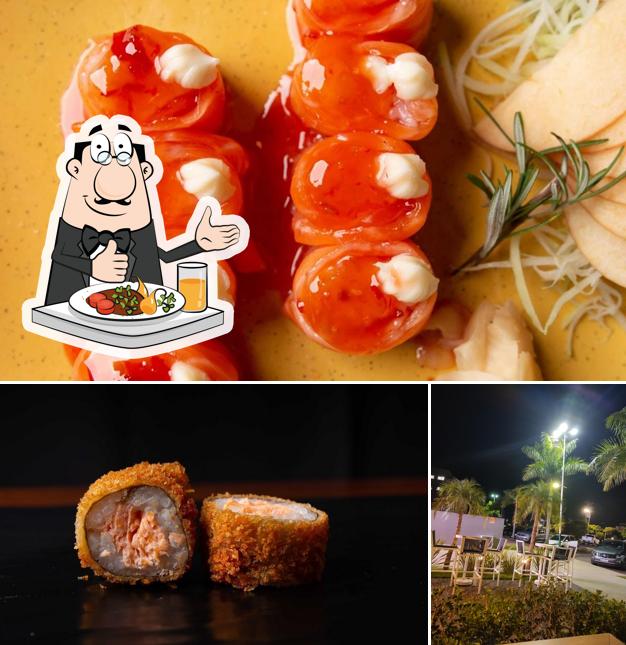 Dê uma olhada a imagem ilustrando comida e exterior a Oishi Park - Comida Japonesa