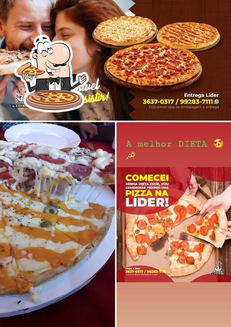 Escolha pizza no Líder Pizzaria - Whats: 991808000