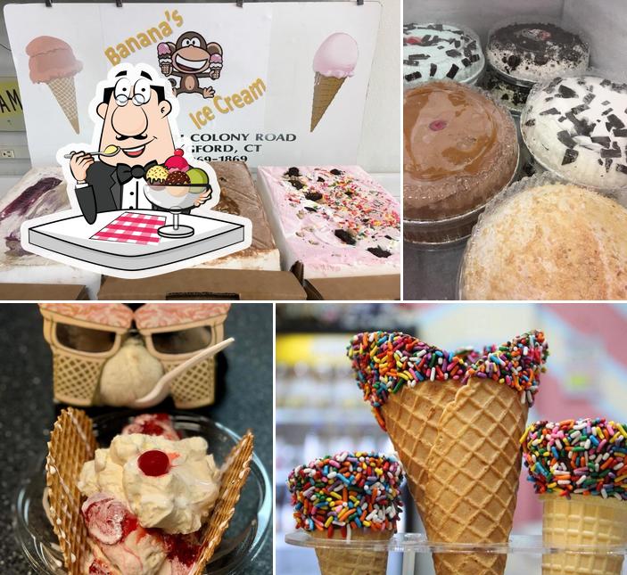 Banana's Ice Cream in Wallingford Restaurant menu and reviews