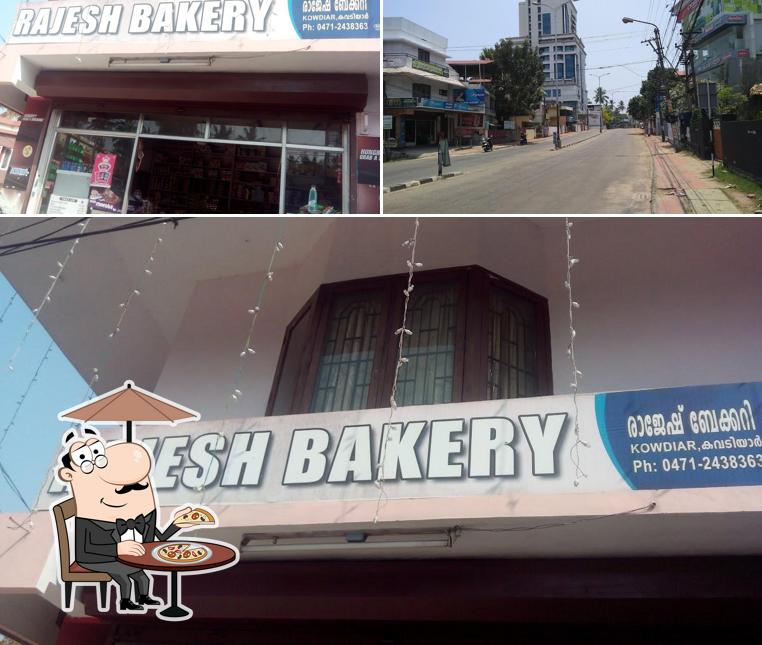 The exterior of Rajesh Bakery