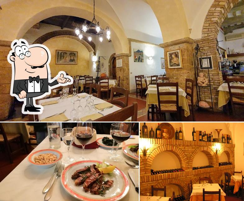 L'intérieur de Trattoria La Buca delle Fate