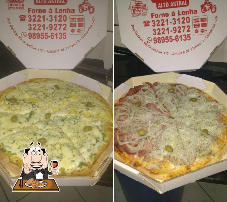 No Pizzaria Alto Astral, você pode conseguir pizza