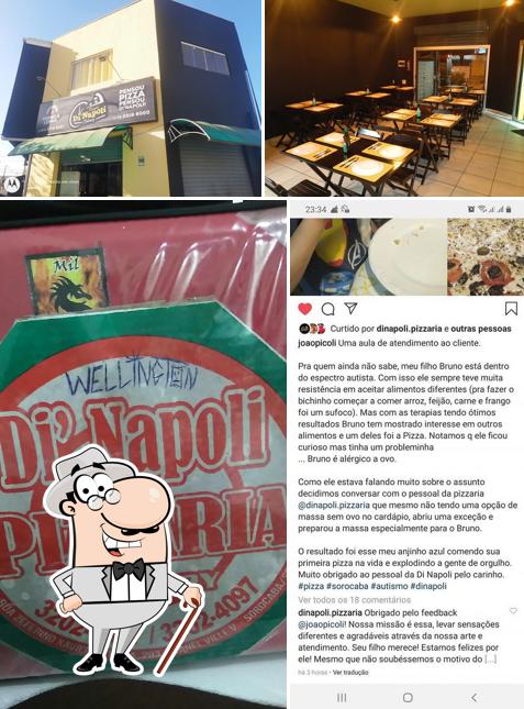 O exterior do Di´ Napoli Pizzaria