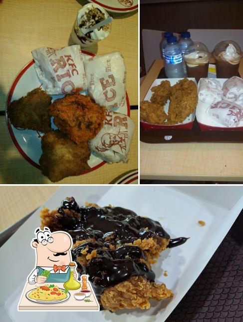 Food at KFC Singkawang Grand Mall