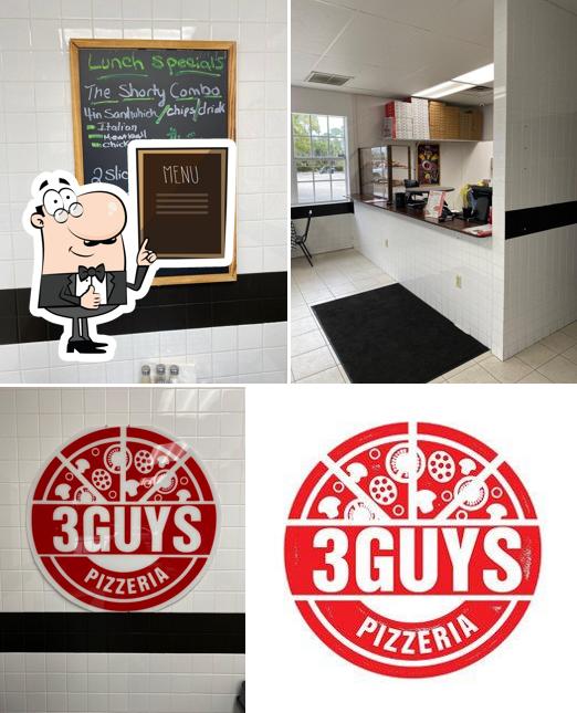 Three Guys Pizzeria in Jensen Beach Restaurant menu and reviews