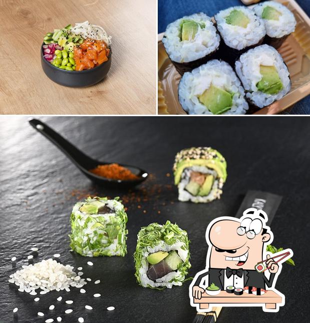 Les sushi sont offerts par KALY SUSHI MIRAMAS