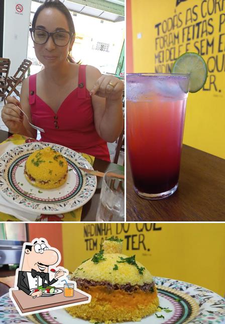 Comida em Maria's Cuscuz
