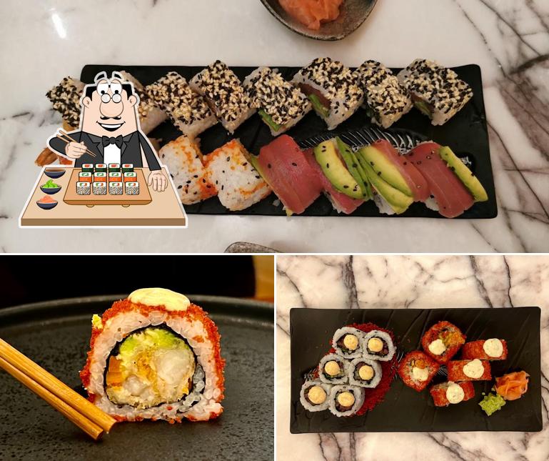 Prova le diverse opzioni di sushi