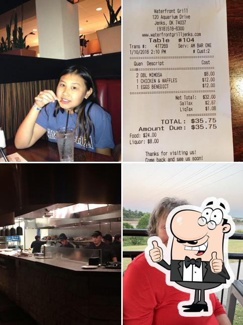 Waterfront Grill Tulsa in Jenks Restaurant menu and reviews