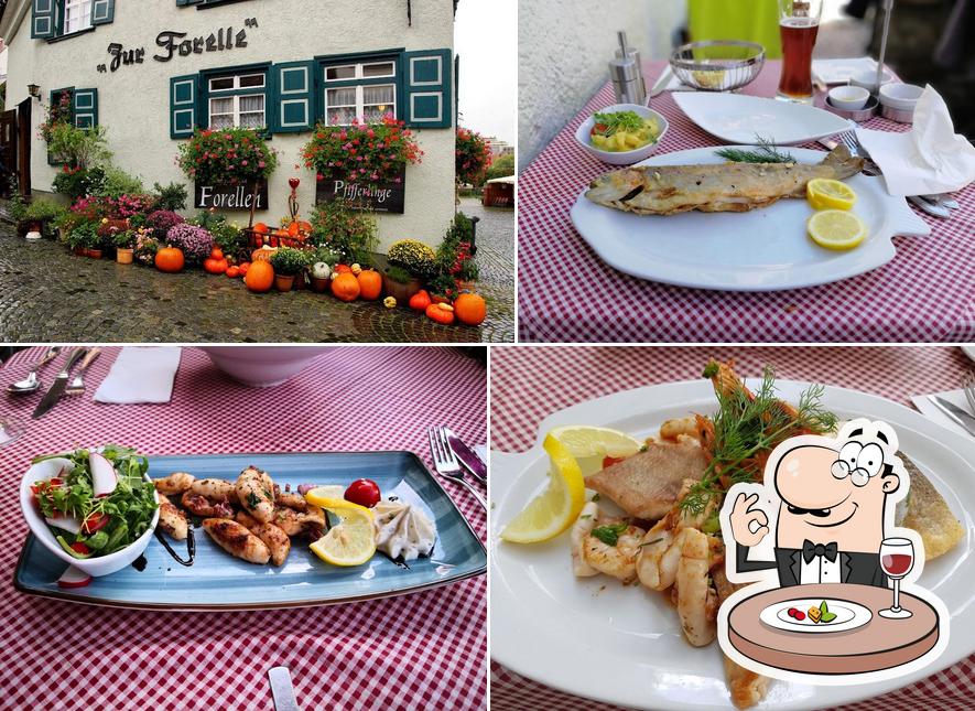 Еда в "Restaurant Zur Forelle"