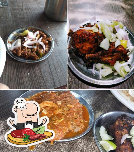 Meat meals are served at Remya Restaurant